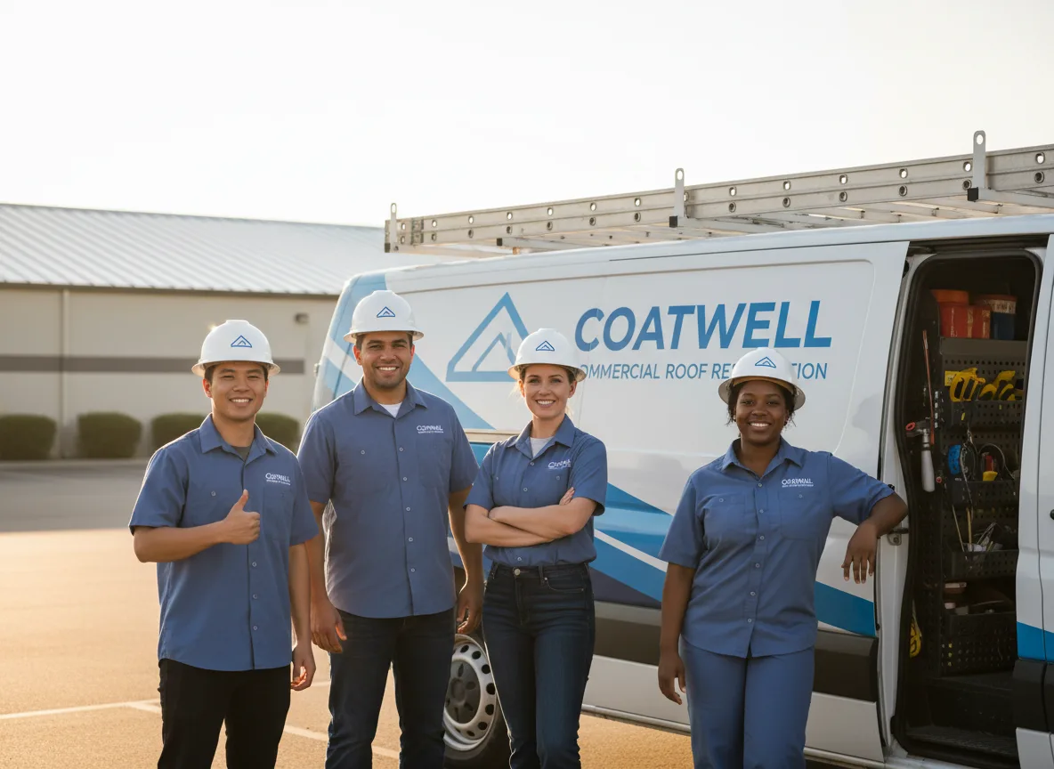 Commercial roof coating company in Cisco, GA